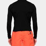 Men's Long Sleeve UPF 50 Crew Neck Rashguard | Herre | Black - Gumpel & Co