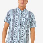 Fun Times Short Sleeve Shirt - Herre - Light Aqua - Gumpel & Co