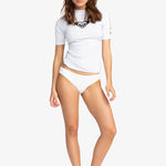 Women's Whole Hearted Short Sleeve UV T-shirt - Dame - Bright White - Gumpel & Co