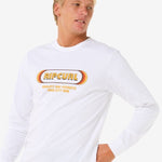 Icons Of Surf Long Sleeve UV Tee - Herre - White - Gumpel & Co