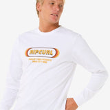 Icons Of Surf Long Sleeve UV Tee - Herre - White - Gumpel & Co