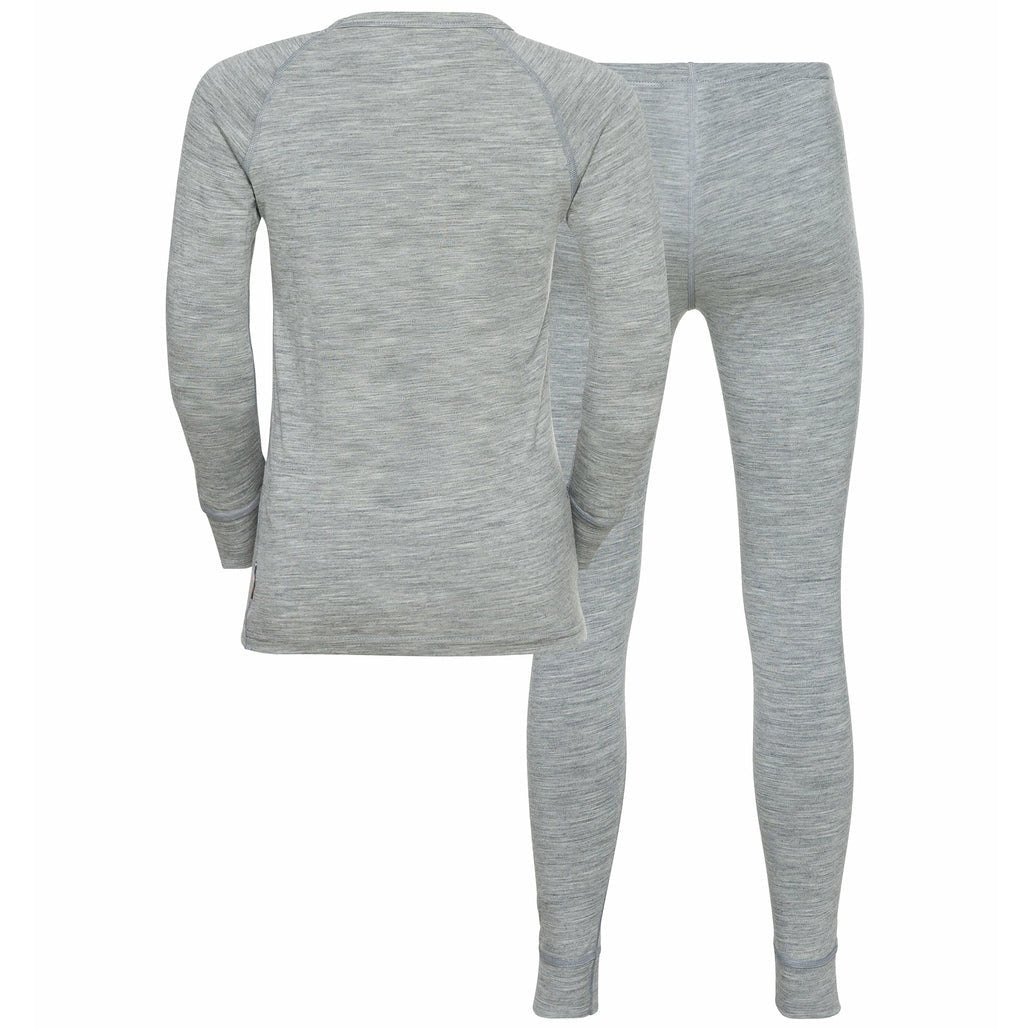 Kids Merinould Skiundertøjssæt - Børn - Grå - Gumpel & Co