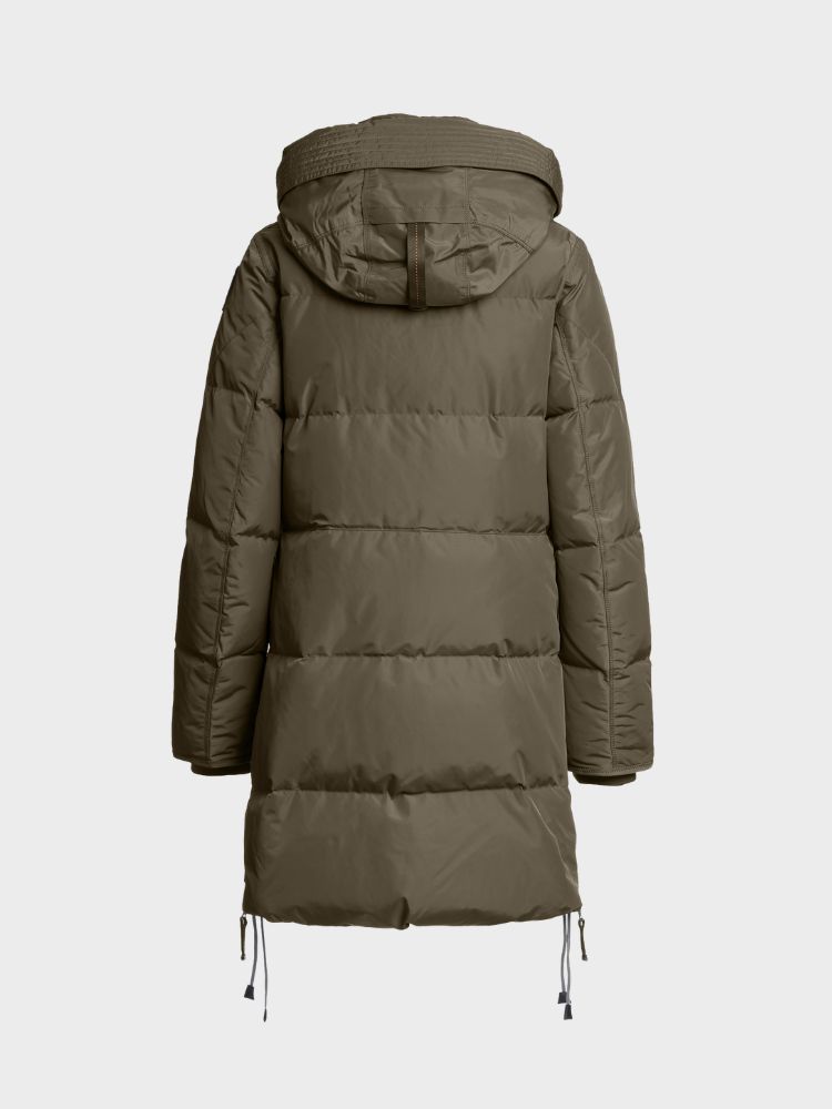 Long Bear Dunfrakke - Dame - Olive Grey - Gumpel & Co