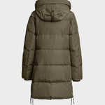 Long Bear Dunfrakke - Dame - Olive Grey - Gumpel & Co