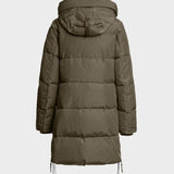 Long Bear Dunfrakke - Dame - Olive Grey - Gumpel & Co