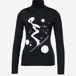 Fatale Long Sleeve Turtleneck - Dame - Black - Gumpel & Co