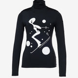 Fatale Long Sleeve Turtleneck - Dame - Black - Gumpel & Co