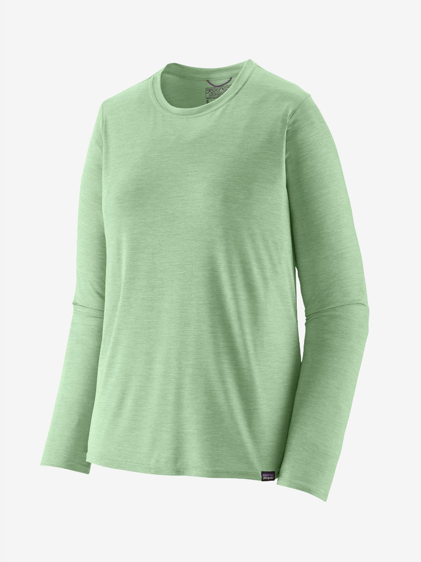 Capilene Cool Daily LS Shirt - Dame - Rinsed Green - Gumpel & Co