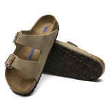 Arizona Ruskindssandaler - Unisex - Taupe - Smal - Gumpel & Co