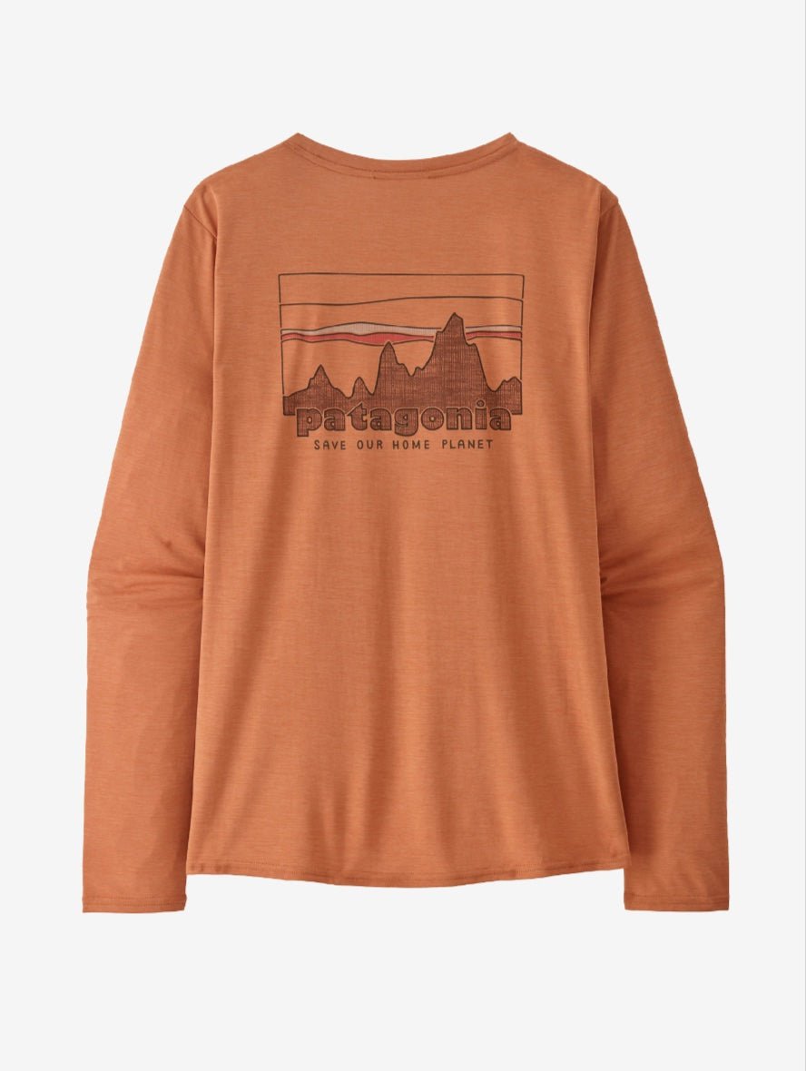 Capilene Cool Daily Graphic LS Shirt - Sky Melon - Gumpel & Co