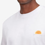 Plain T-shirt With Archive Logo - Herrer - White - Gumpel & Co