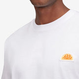 Plain T-shirt With Archive Logo - Herrer - White - Gumpel & Co