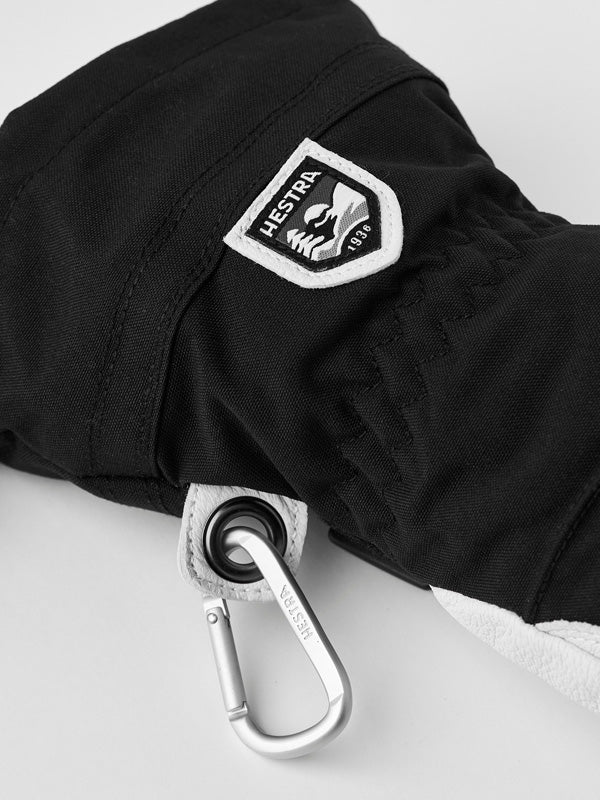 Female Heli 3 - finger Skihandsker - Dame - Black/Off White - Gumpel & Co