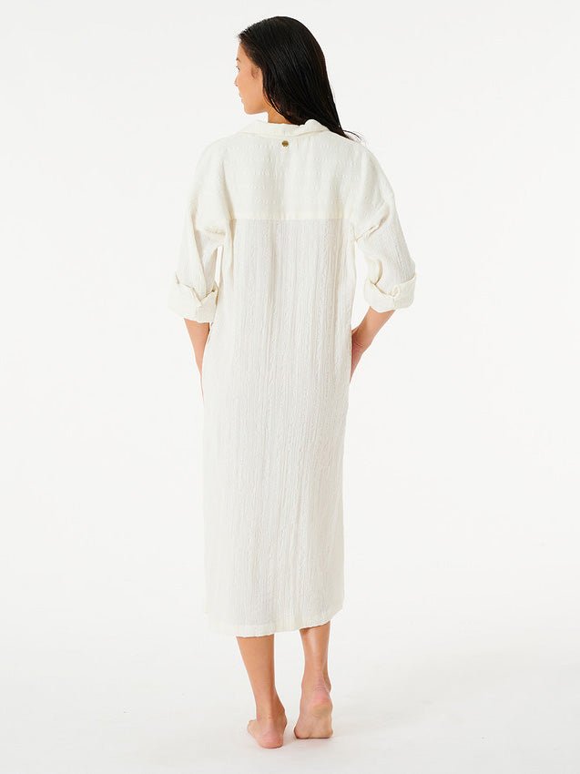 Women's Norah Skjortekjole - Dame - Bone (hvid) - Gumpel & Co