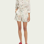 Women's High Rise Mini - length Shorts - Dame - Wilder White - Gumpel & Co