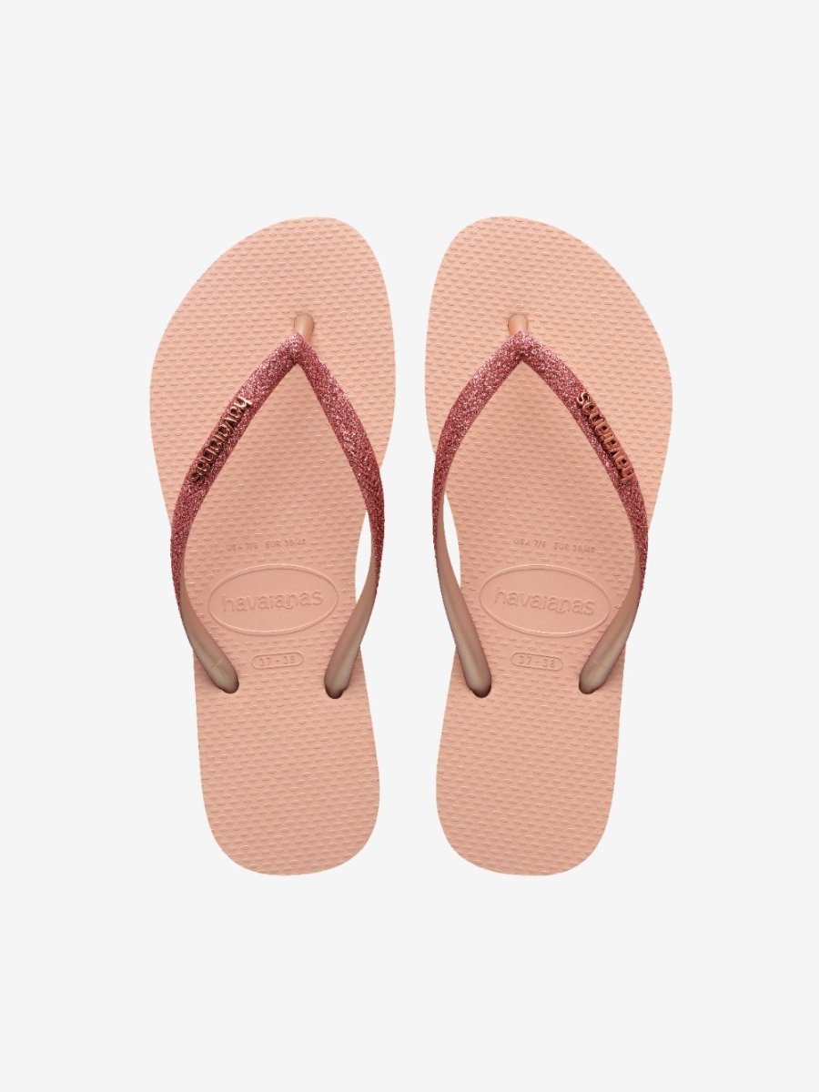 Slim Glitter II Klipklapper - Dame - Pink/Pink - Gumpel & Co