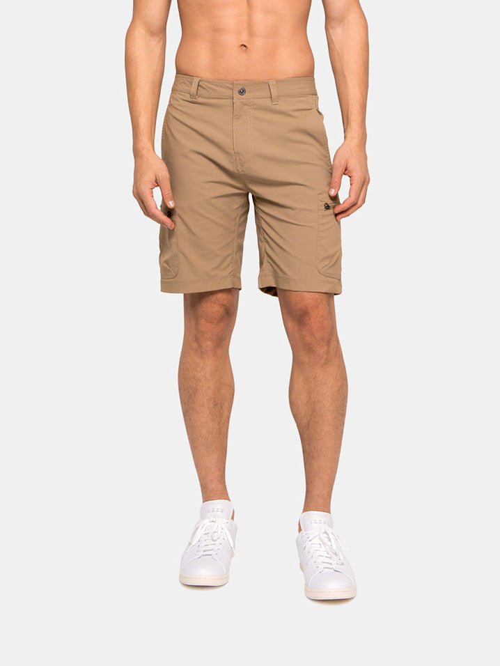 Men's Adan Hybrid Cargo Shorts - Herre - Khaki - Gumpel & Co