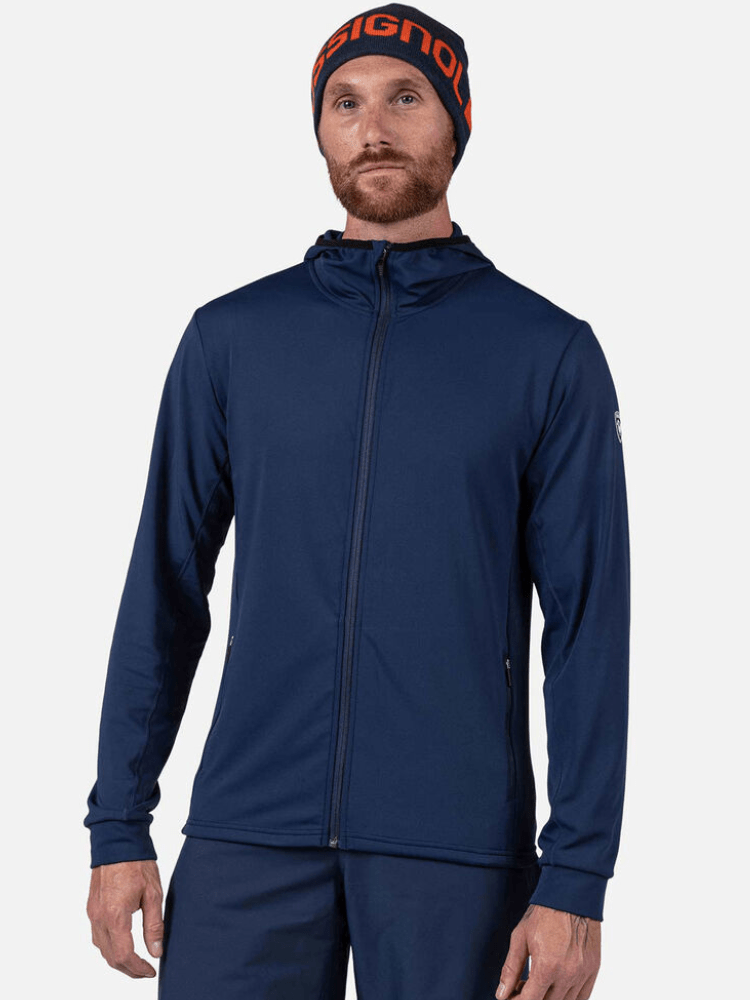 Midlayer m/hætte - Herre - Dark Navy - Gumpel & Co