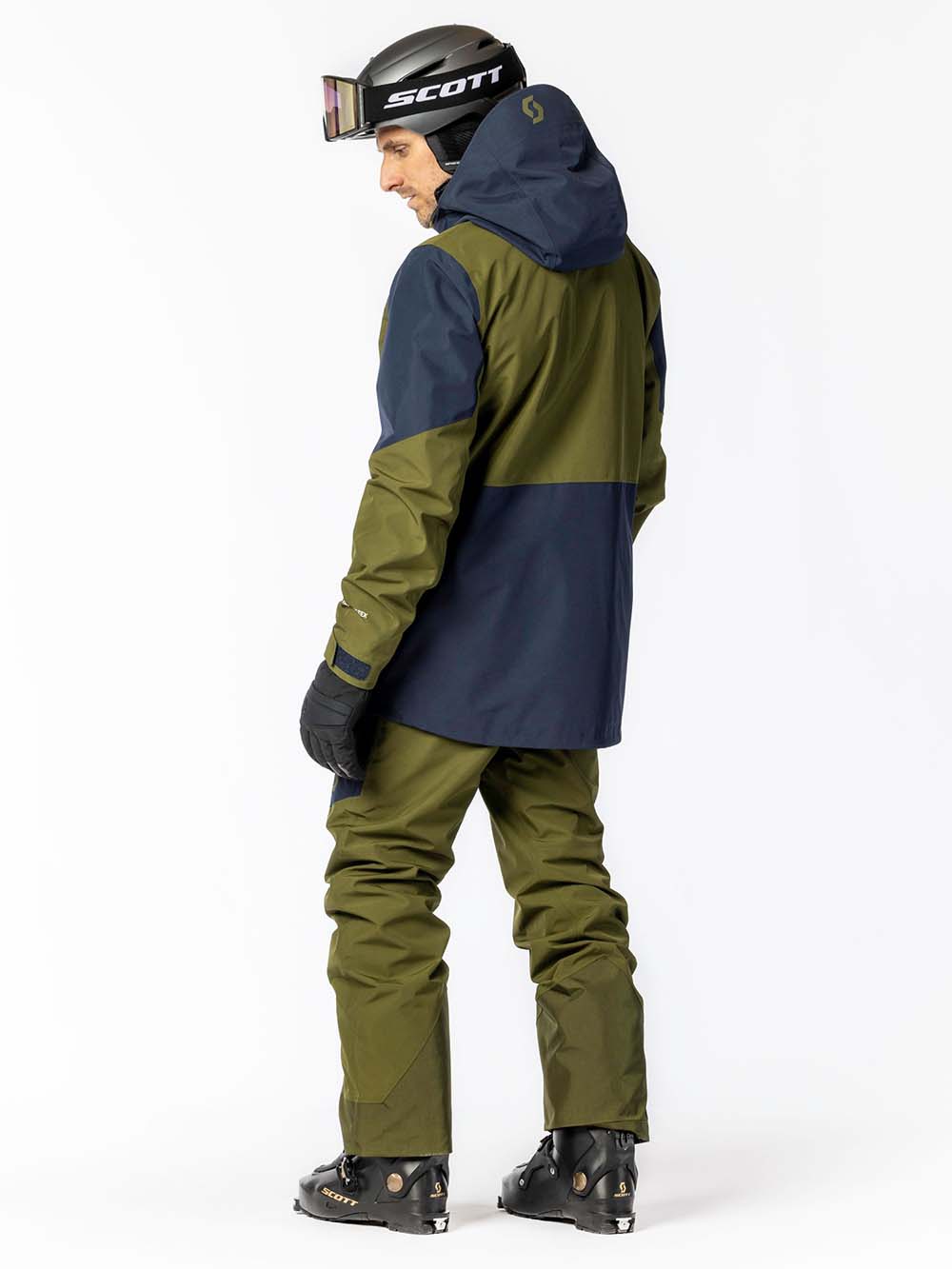 Men's Vertic Gore - Tex 2L Skibukser - Herre - Fir Green/Dark Blue - Gumpel & Co