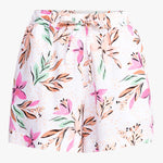 Women's Lekeitio Break Beach Shorts - Dame - Snow White Tropical - Gumpel & Co