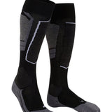 SK4 Advanced Merinould Skisokker - Dame - Black - Gumpel & Co