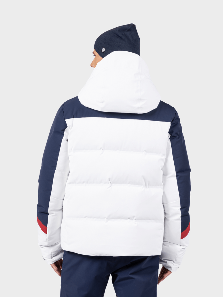 Ciastel Dun Skijakke - Mænd - Hvid / Blå - Gumpel & Co