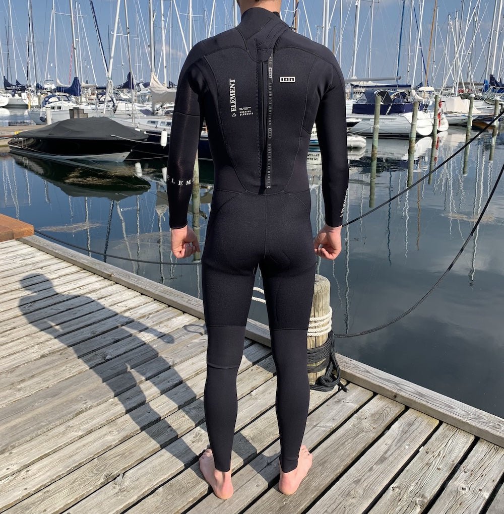 Element Semidry 3/2 Back Zip Våddragt | Herrer | Black - Gumpel & Co