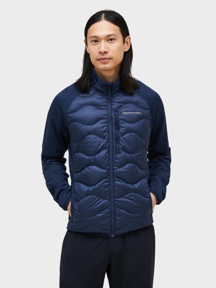 Helium Dun Hybrid Midlayer - Herre - Mørke Blå - Gumpel & Co