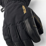 Army Leather Gore - Tex 5 - finger handske - herre - black - Gumpel & Co