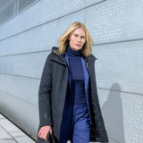 White Heat Frakke - Dame - Dark Sand - Gumpel & Co