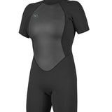 Women's Reactor II 2mm Back Zip S/S Spring våddragt | Damer | Black/Back - Gumpel & Co