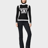 Noemi Long Sleeve Strik - Womens - Black - Gumpel & Co