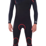 Men's Omega 3/2 Full Back Zip Steamer Våddragt | Herrer | Black - Gumpel & Co