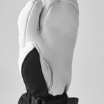 Junior Army Leather Heli 3 - finger Skihandske - Børn - Black - Gumpel & Co