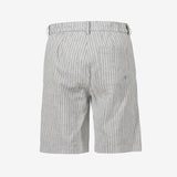 Davida Striped Bermudas - Dame - Iron Blue/Chalk - Gumpel & Co