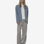 Deleste Striped Trousers - Dame - Iron Blue/Chalk - Gumpel & Co