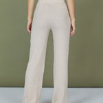 Women's Sweatpants m. Brede ben - Dame - Fog (Beige) - Gumpel & Co