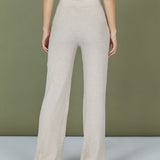 Women's Sweatpants m. Brede ben - Dame - Fog (Beige) - Gumpel & Co