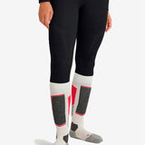 3/4 Wool Tech Skiunderbukser - Dame - Sort - Gumpel & Co