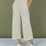 Women's Pantacourt Sweatpants - Dame - Twill (dirt beige) - Gumpel & Co