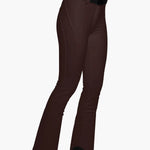 Women's Pippa Softshell Skibukser - Dame - Dark Brown - Gumpel & Co