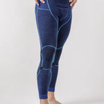 Men's Merino Baselayer Skiunderbukser - Herre - Ocean/Sky Blue - Gumpel & Co