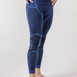 Men's Merino Baselayer Skiunderbukser - Herre - Ocean/Sky Blue - Gumpel & Co