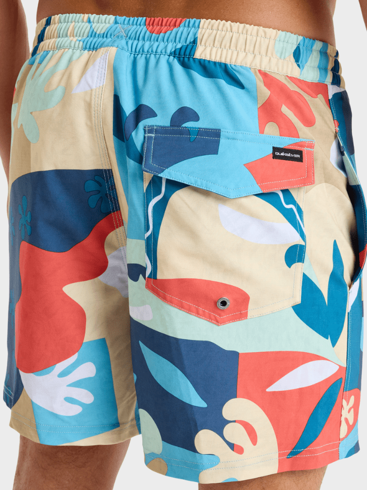 Surfsilk - Badebukser til mænd - Khaki Abstractom - Gumpel & Co