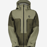 Men's Vertic Ripstop 3L Skijakke - Herre - Dust Grey/Douglas Green - Gumpel & Co