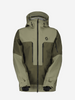 Men's Vertic Ripstop 3L Ski Jacket - Men - Dust Grey/Douglas Green