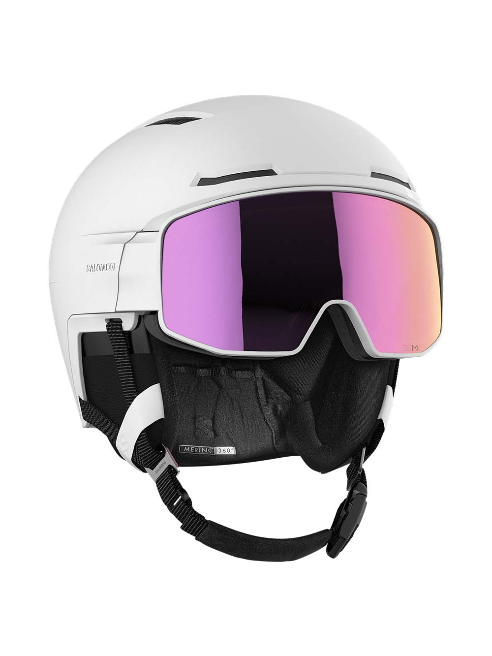Driver Sigma Plus Visir Skihjelm - Unisex - White - Gumpel & Co