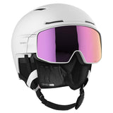Driver Sigma Plus Visir Skihjelm - Unisex - White - Gumpel & Co