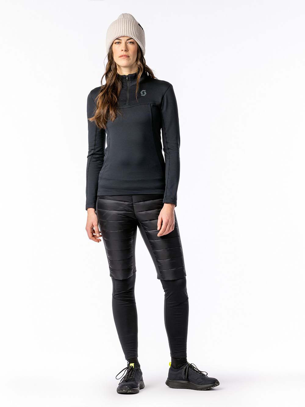 Women's Insuloft Tech Shorts - Dame - Black - Gumpel & Co