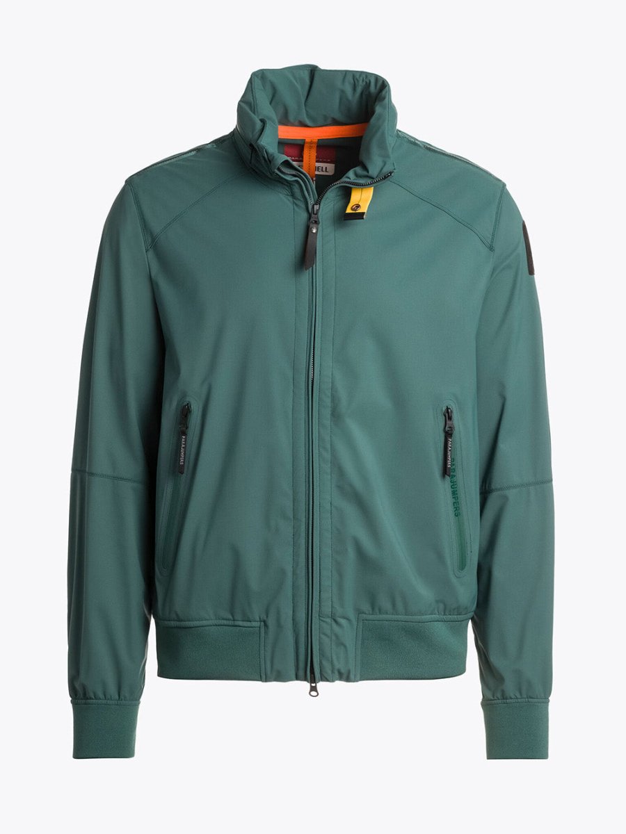 Miles Softshell Bomberjakke - Herre - jordgrøn - Gumpel & Co